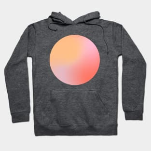 Desert Peach Abstract Gradient Design Hoodie